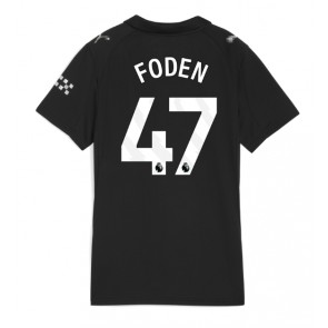 Manchester City Phil Foden #47 Dámské Venkovní Dres 2025-26 Krátký Rukáv