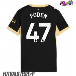 Manchester City Phil Foden #47 Dámské Venkovní Dres 2026-27 Krátký Rukáv