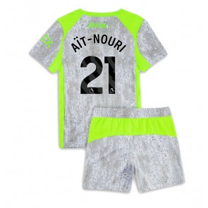 Manchester City Rayan Ait-Nouri #21 Dětské Alternativní Dres 2025-26 Krátký Rukáv (+ trenýrky)