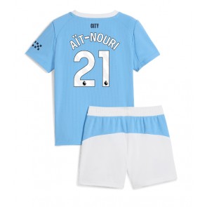 Manchester City Rayan Ait-Nouri #21 Dětské Domácí Dres 2025-26 Krátký Rukáv (+ trenýrky)