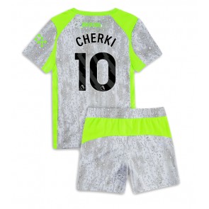 Manchester City Rayan Cherki #10 Dětské Alternativní Dres 2025-26 Krátký Rukáv (+ trenýrky)
