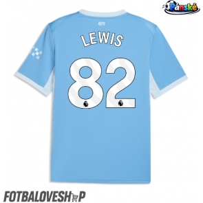 Manchester City Rico Lewis #82 Domácí Dres 2026-27 Krátký Rukáv