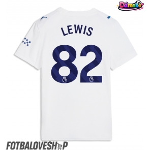 Manchester City Rico Lewis #82 Dámské Alternativní Dres 2026-27 Krátký Rukáv