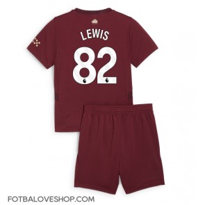 Manchester City Rico Lewis #82 Dětské Alternativní Dres 2024-25 Krátký Rukáv (+ trenýrky)