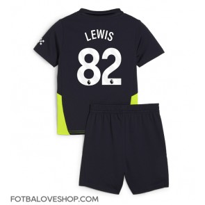 Manchester City Rico Lewis #82 Dětské Venkovní Dres 2024-25 Krátký Rukáv (+ trenýrky)