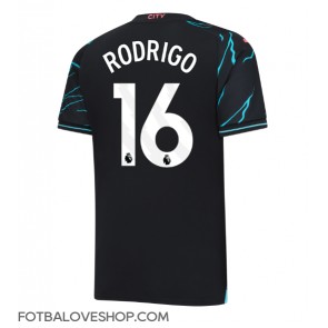 Manchester City Rodri Hernandez #16 Alternativní Dres 2023-24 Krátký Rukáv