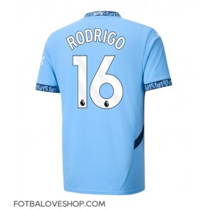 Manchester City Rodri Hernandez #16 Domácí Dres 2024-25 Krátký Rukáv