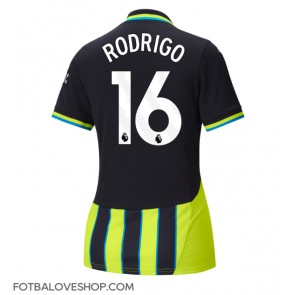 Manchester City Rodri Hernandez #16 Dámské Venkovní Dres 2024-25 Krátký Rukáv