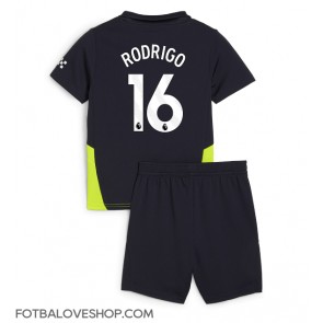 Manchester City Rodri Hernandez #16 Dětské Venkovní Dres 2024-25 Krátký Rukáv (+ trenýrky)