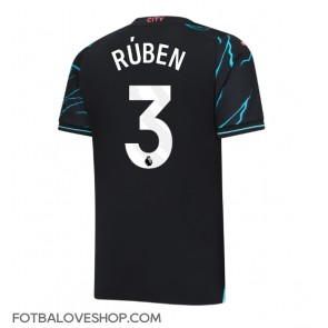 Manchester City Ruben Dias #3 Alternativní Dres 2023-24 Krátký Rukáv