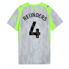 Manchester City Tijjani Reijnders #4 Dámské Alternativní Dres 2025-26 Krátký Rukáv