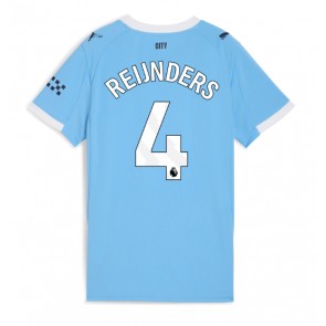 Manchester City Tijjani Reijnders #4 Dámské Domácí Dres 2025-26 Krátký Rukáv