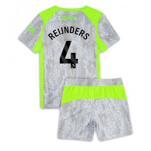 Manchester City Tijjani Reijnders #4 Dětské Alternativní Dres 2025-26 Krátký Rukáv (+ trenýrky)