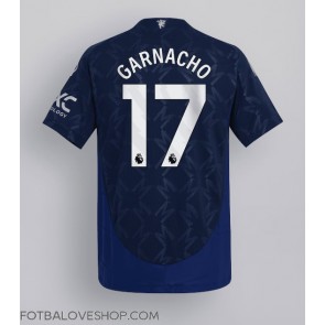Manchester United Alejandro Garnacho #17 Venkovní Dres 2024-25 Krátký Rukáv
