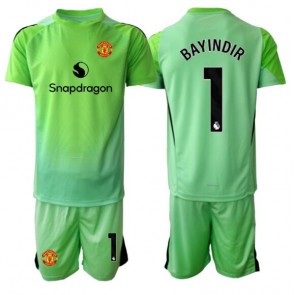Manchester United Altay Bayindir #1 Brankářské Dětské Alternativní Dres 2025-26 Krátký Rukáv (+ trenýrky)