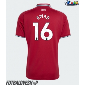 Manchester United Amad Diallo #16 Domácí Dres 2026-27 Krátký Rukáv