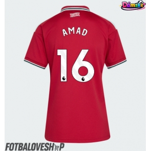 Manchester United Amad Diallo #16 Dámské Domácí Dres 2026-27 Krátký Rukáv