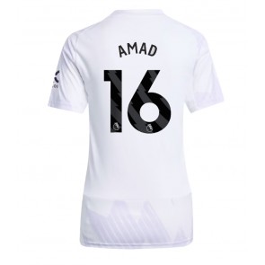 Manchester United Amad Diallo #16 Dámské Venkovní Dres 2025-26 Krátký Rukáv