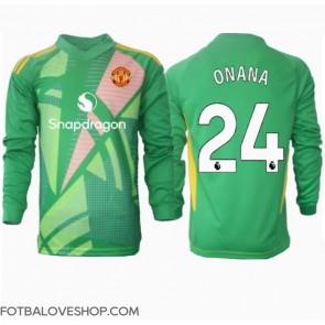 Manchester United Andre Onana #24 Brankářské Alternativní Dres 2024-25 Dlouhý Rukáv