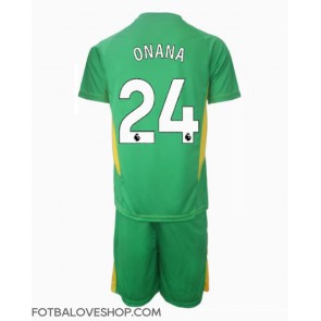 Manchester United Andre Onana #24 Brankářské Dětské Alternativní Dres 2024-25 Krátký Rukáv (+ trenýrky)