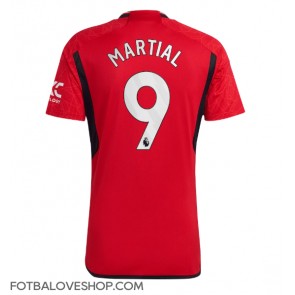 Manchester United Anthony Martial #9 Domácí Dres 2023-24 Krátký Rukáv