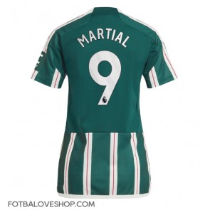 Manchester United Anthony Martial #9 Dámské Venkovní Dres 2023-24 Krátký Rukáv