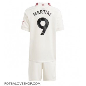 Manchester United Anthony Martial #9 Dětské Alternativní Dres 2023-24 Krátký Rukáv (+ trenýrky)