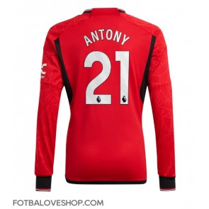 Manchester United Antony #21 Domácí Dres 2023-24 Dlouhý Rukáv