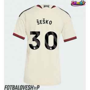 Manchester United Benjamin Sesko #30 Dámské Alternativní Dres 2026-27 Krátký Rukáv