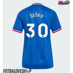 Manchester United Benjamin Sesko #30 Dámské Venkovní Dres 2026-27 Krátký Rukáv