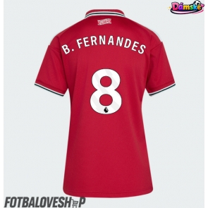 Manchester United Bruno Fernandes #8 Dámské Domácí Dres 2026-27 Krátký Rukáv