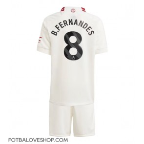 Manchester United Bruno Fernandes #8 Dětské Alternativní Dres 2023-24 Krátký Rukáv (+ trenýrky)
