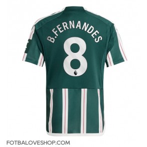 Manchester United Bruno Fernandes #8 Venkovní Dres 2023-24 Krátký Rukáv
