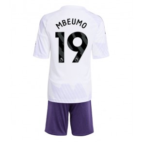 Manchester United Bryan Mbeumo #19 Dětské Venkovní Dres 2025-26 Krátký Rukáv (+ trenýrky)