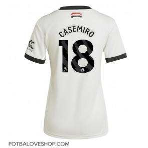 Manchester United Casemiro #18 Dámské Alternativní Dres 2024-25 Krátký Rukáv
