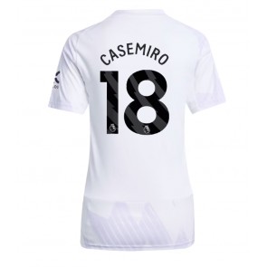 Manchester United Casemiro #18 Dámské Venkovní Dres 2025-26 Krátký Rukáv