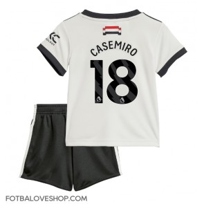 Manchester United Casemiro #18 Dětské Alternativní Dres 2024-25 Krátký Rukáv (+ trenýrky)