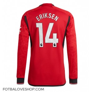 Manchester United Christian Eriksen #14 Domácí Dres 2023-24 Dlouhý Rukáv