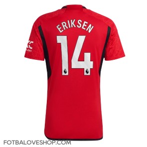 Manchester United Christian Eriksen #14 Domácí Dres 2023-24 Krátký Rukáv