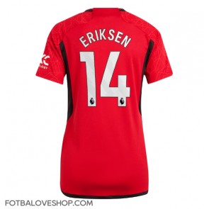 Manchester United Christian Eriksen #14 Dámské Domácí Dres 2023-24 Krátký Rukáv