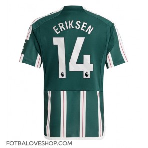 Manchester United Christian Eriksen #14 Venkovní Dres 2023-24 Krátký Rukáv