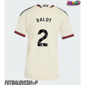 Manchester United Diogo Dalot #2 Dámské Alternativní Dres 2026-27 Krátký Rukáv