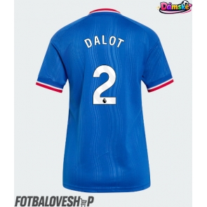 Manchester United Diogo Dalot #2 Dámské Venkovní Dres 2026-27 Krátký Rukáv