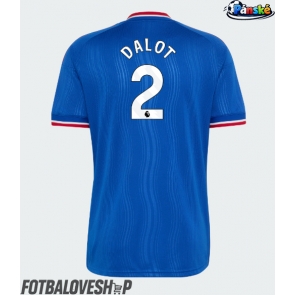 Manchester United Diogo Dalot #2 Venkovní Dres 2026-27 Krátký Rukáv