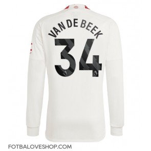 Manchester United Donny van de Beek #34 Alternativní Dres 2023-24 Dlouhý Rukáv