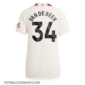 Manchester United Donny van de Beek #34 Dámské Alternativní Dres 2023-24 Krátký Rukáv