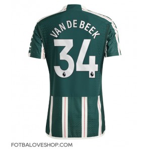 Manchester United Donny van de Beek #34 Venkovní Dres 2023-24 Krátký Rukáv