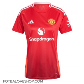 Manchester United Dámské Domácí Dres 2024-25 Krátký Rukáv