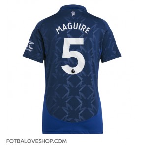 Manchester United Harry Maguire #5 Dámské Venkovní Dres 2024-25 Krátký Rukáv