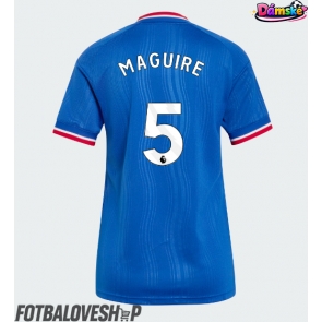 Manchester United Harry Maguire #5 Dámské Venkovní Dres 2026-27 Krátký Rukáv